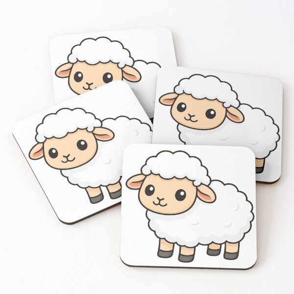 Item preview, Cute fluffy white sheep  designed and sold by BlueBerry45.