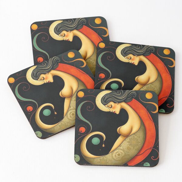 Item preview, Abstract Female Figure Inspired by Art Nouveau designed and sold by RAISC.