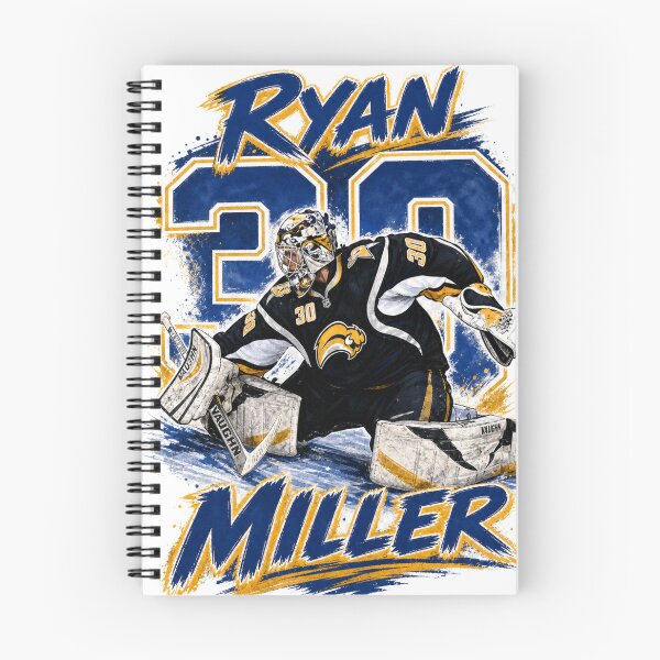 Item preview, Ryan Miller #30 - Buffalo Hockey Legend - Retro Slug Jersey Art designed and sold by Thogan0416.