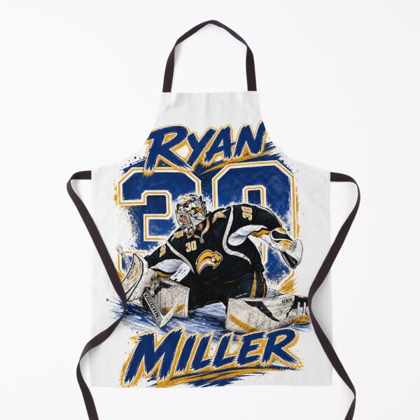 Item preview, Ryan Miller #30 - Buffalo Hockey Legend - Retro Slug Jersey Art designed and sold by Thogan0416.