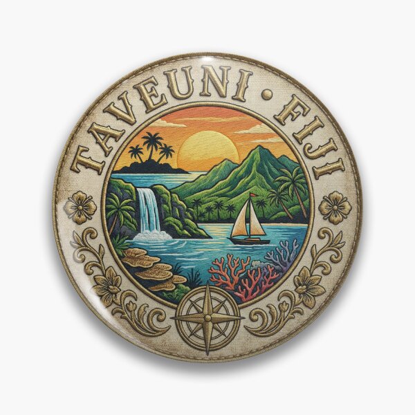 Item preview, Taveuni, Fiji – Waterfall, Lagoon & Tropical Mountains designed and sold by Girih.