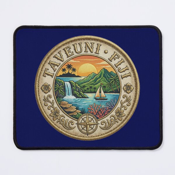 Item preview, Taveuni, Fiji – Waterfall, Lagoon & Tropical Mountains designed and sold by Girih.