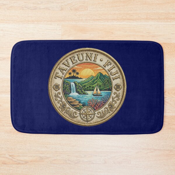 Item preview, Taveuni, Fiji – Waterfall, Lagoon & Tropical Mountains designed and sold by Girih.