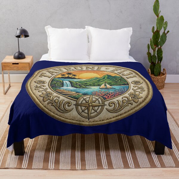 Item preview, Taveuni, Fiji – Waterfall, Lagoon & Tropical Mountains designed and sold by Girih.