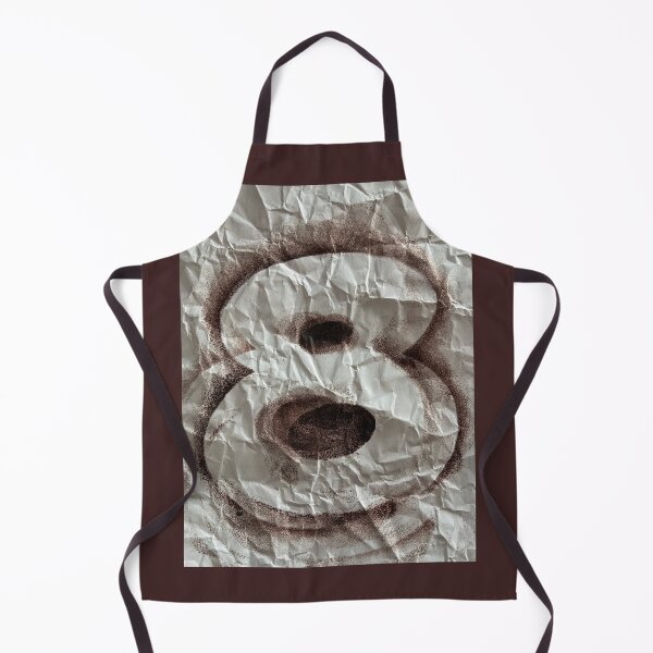 Item preview, Abstract Number Eight Symbol on Wrinkled Paper Background designed and sold by sneidere9dace.