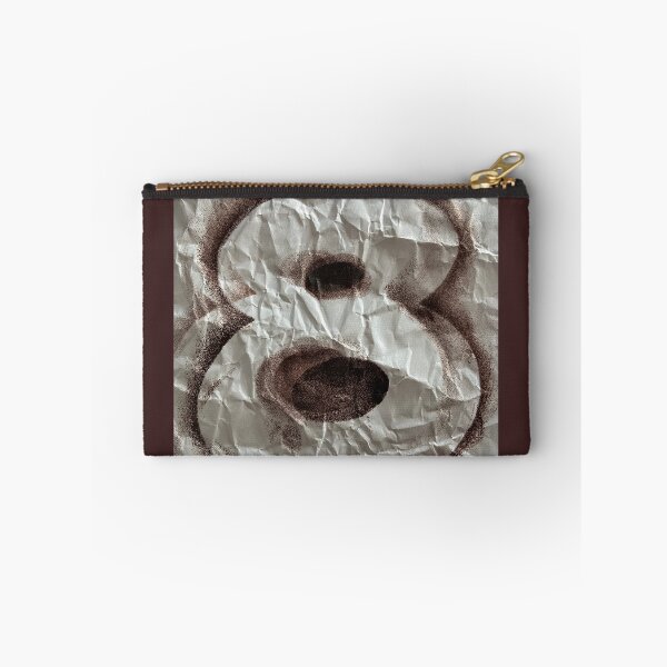 Item preview, Abstract Number Eight Symbol on Wrinkled Paper Background designed and sold by sneidere9dace.