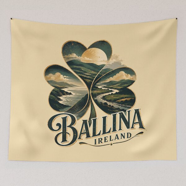 Item preview, Copy of Emerald Flow Abstract Ballina Landscape designed and sold by MythicCotton.