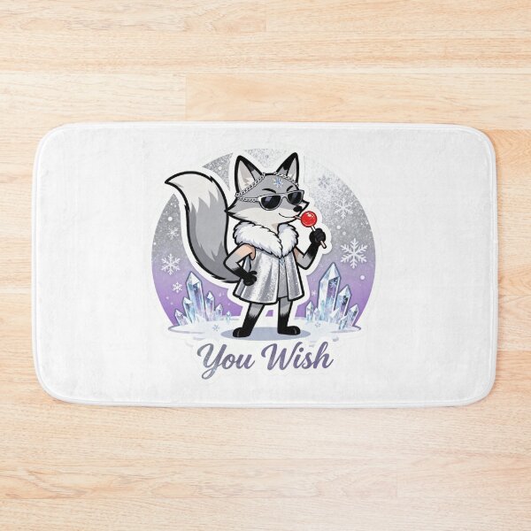Item preview, Cold Silver Fox Sticker YOU WISH 12 designed and sold by HealthyEnvy.