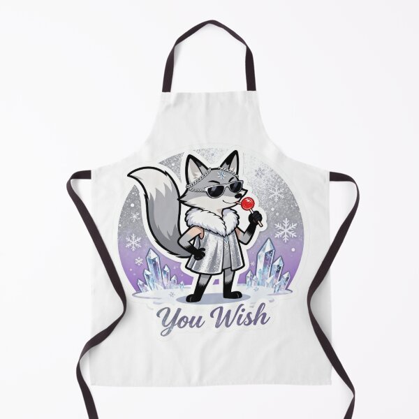 Item preview, Cold Silver Fox Sticker YOU WISH 12 designed and sold by HealthyEnvy.