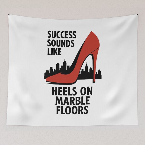 Item preview, Success Sounds Like Heels - Business Skyline designed and sold by Pineapple-Tree.
