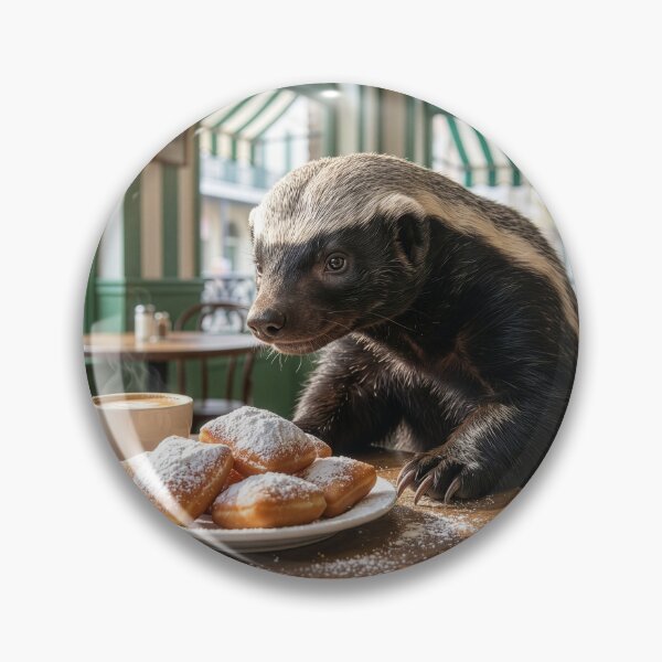 Item preview, Honey Badger in the French Quarter designed and sold by Tridentulus.