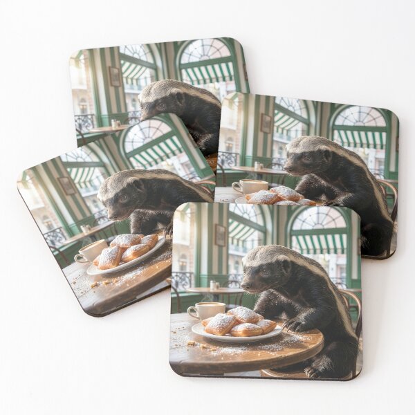 Item preview, Honey Badger in the French Quarter designed and sold by Tridentulus.