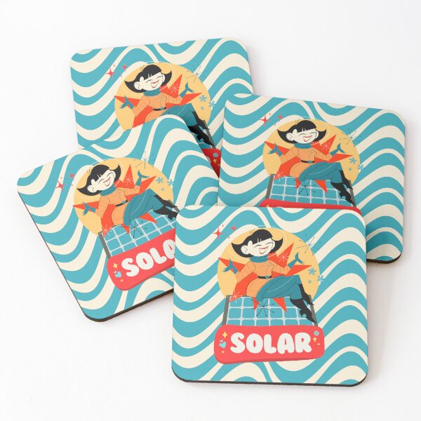 Item preview, Retro Solar Martian designed and sold by Volt Junkies.
