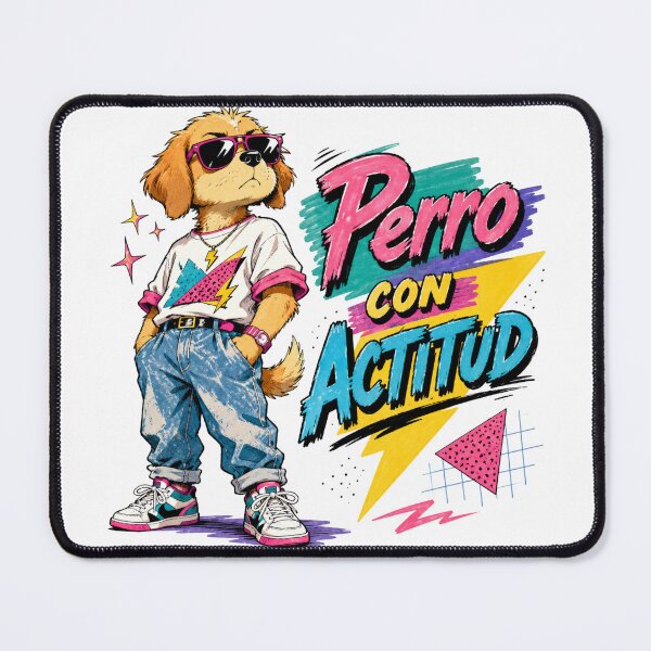 Item preview, Dog With Retro Attitude designed and sold by JonelleTshirts.