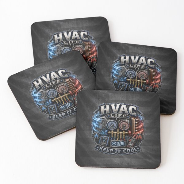 Item preview, HVAC Life Keep It Cool Heating and Air Technician Design designed and sold by artistwill.
