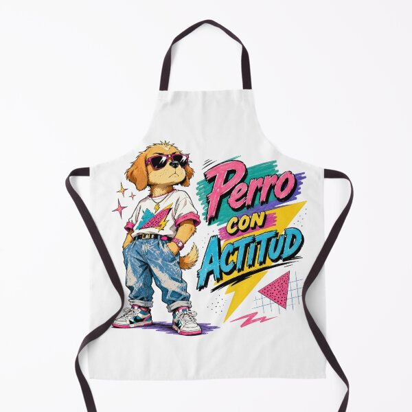 Item preview, Perro Con Actitud Retro designed and sold by JonelleTshirts.