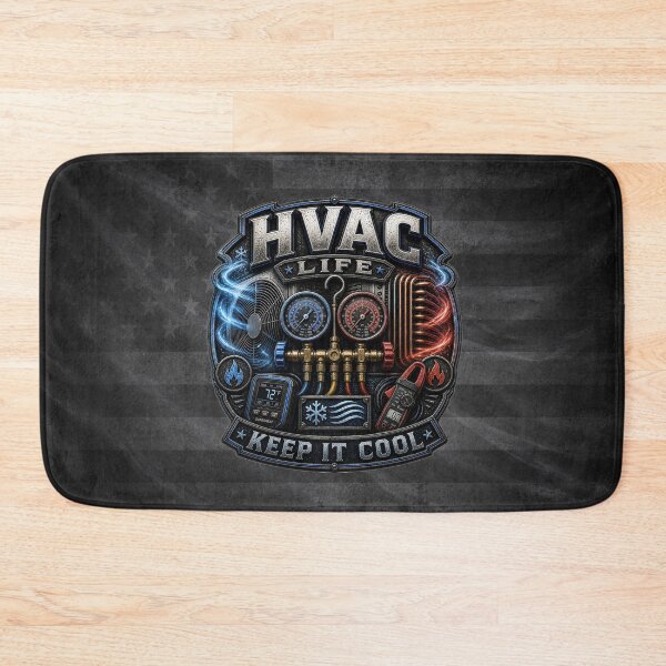 Item preview, HVAC Life Keep It Cool Heating and Air Technician Design designed and sold by artistwill.