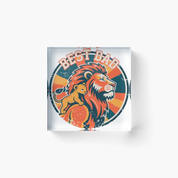 Item preview, Best Dad Lion designed and sold by Stellar Geometry.