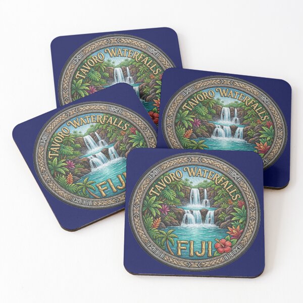 Item preview, Tavoro Waterfalls, Fiji – Tropical waterfall, rock pool & rainforest designed and sold by Girih.