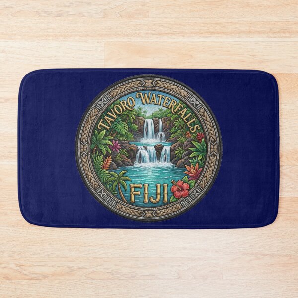 Item preview, Tavoro Waterfalls, Fiji – Tropical waterfall, rock pool & rainforest designed and sold by Girih.