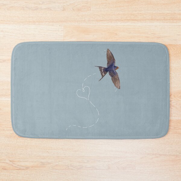 Item preview, Simple Barn Swallow With Heart Trail Design  designed and sold by Saber’s Stuff!.
