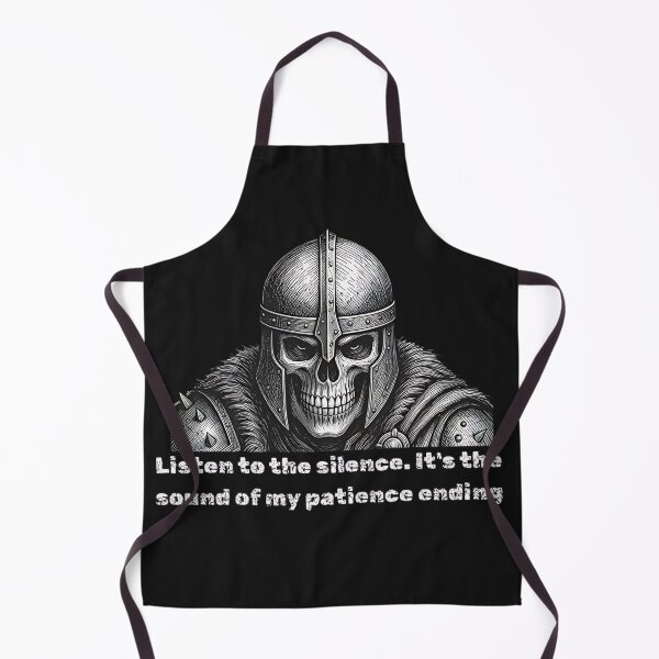 Item preview, Listen To The Silence My Patience Ending Warrior Skeleton designed and sold by DarkOriginArts.