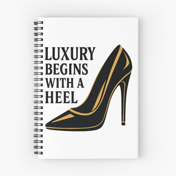 Item preview, Luxury High Heel – Elegant Gold Design Slogan designed and sold by Pineapple-Tree.
