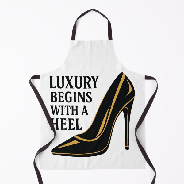 Item preview, Luxury High Heel – Elegant Gold Design Slogan designed and sold by Pineapple-Tree.
