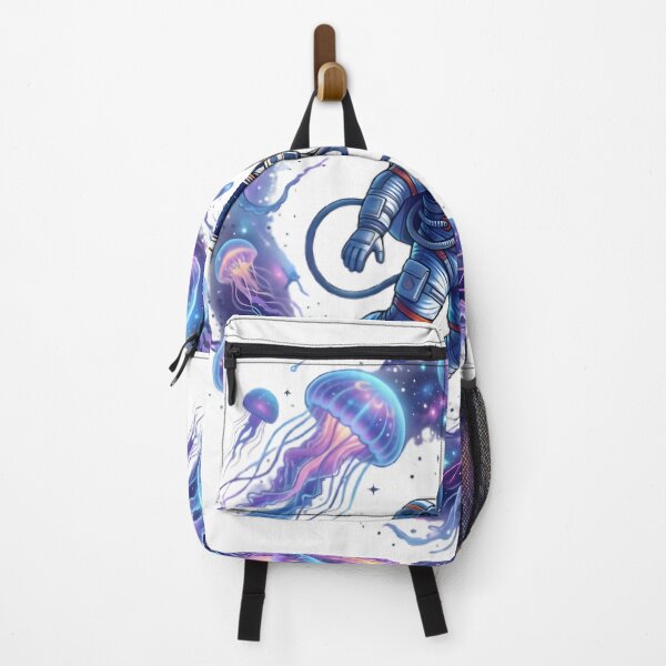 Item preview, Astronaut Floating Among Cosmic Jellyfish designed and sold by elementos20.