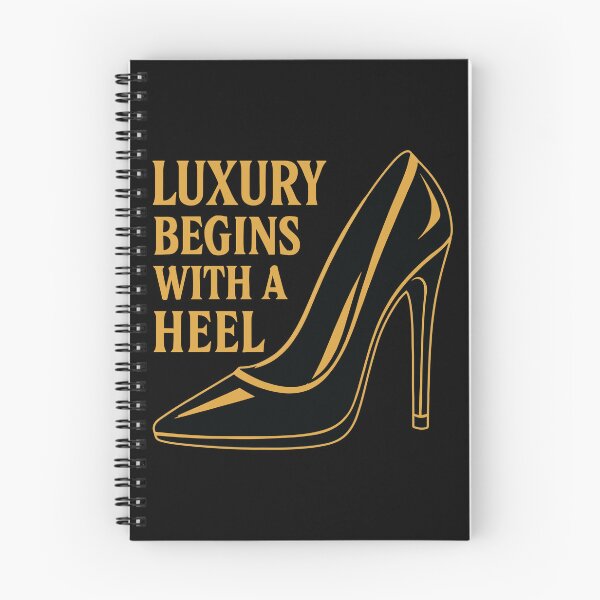 Artikelvorschau, Luxury High Heel – Edles Gold Design Spruch entworfen und verkauft von Pineapple-Tree.