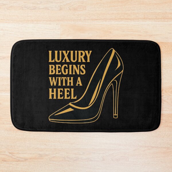 Item preview, Luxury High Heel – Elegant Gold Design Slogan designed and sold by Pineapple-Tree.