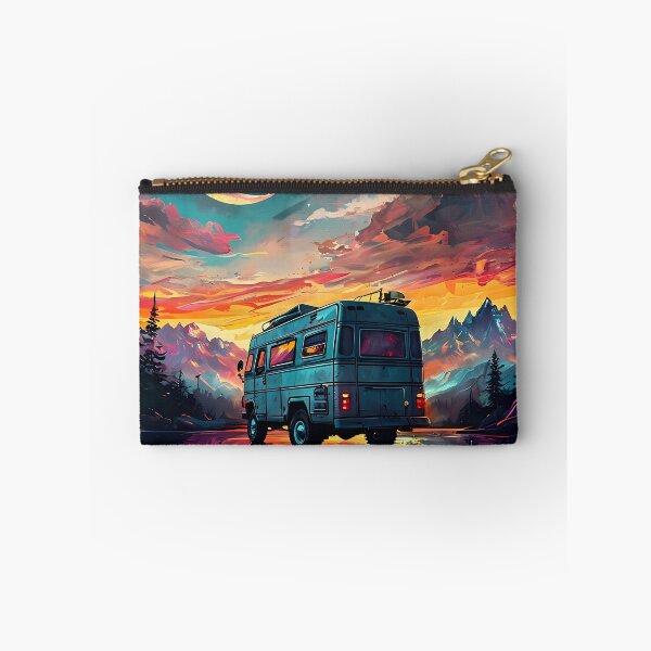 Item preview, COSMIC TRIP - Surreal Van Life Architecture Art designed and sold by Modern Nest Art.