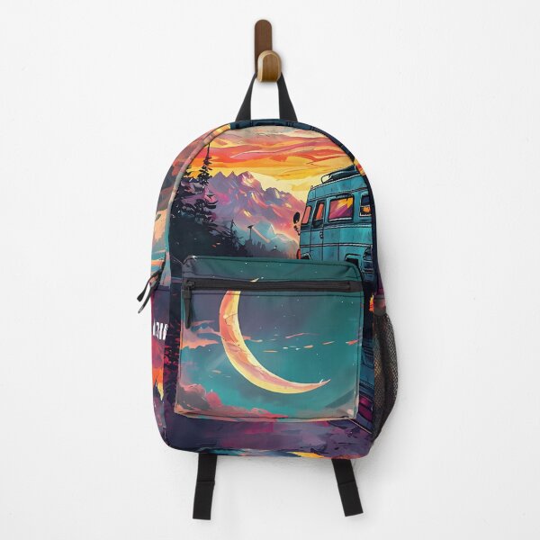 Item preview, COSMIC TRIP - Surreal Van Life Architecture Art designed and sold by Modern Nest Art.