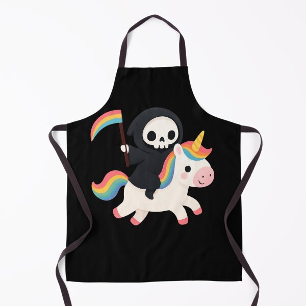 Item preview, Unicorn Death with flowers designed and sold by uunaa.