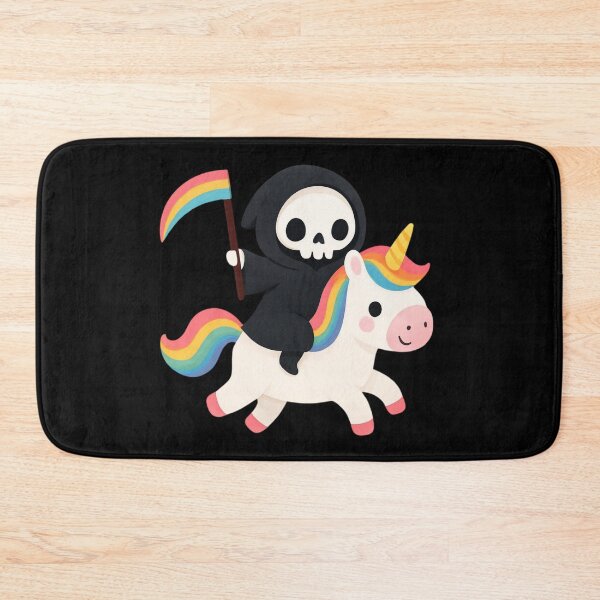 Item preview, Unicorn Death with flowers designed and sold by uunaa.