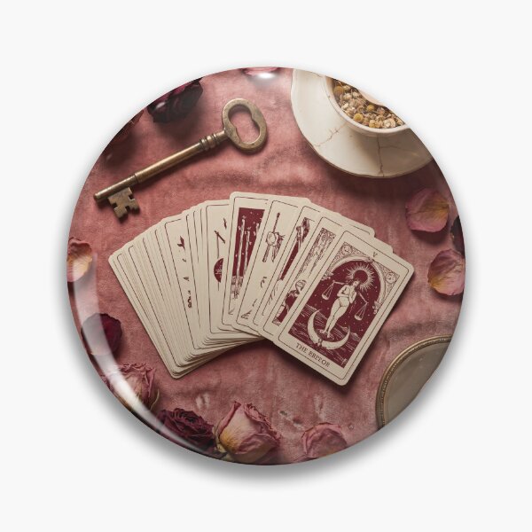 Item preview, Tarot Flatlay Still Life Witchcore Wall Art Velvet Mystical Tarot Reader Aesthetic Print designed and sold by Noctavia07.