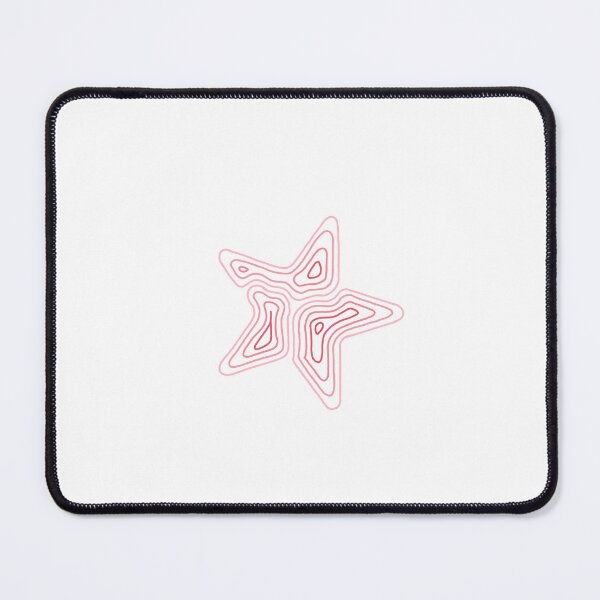 Item preview, Pink Topographic Star Graphic Art designed and sold by liimab3an.