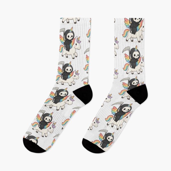 Item preview, Unicorn Death with flowers designed and sold by uunaa.
