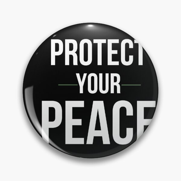 Item preview, Protect Your Peace Minimal Self Care Quote Aesthetic Botanical Design designed and sold by Uvclick.