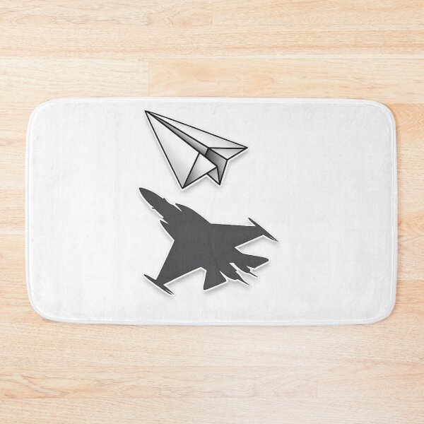 Item preview, Paper Plane Casting Fighter Jet Shadow Minimalist Design on Dark designed and sold by ByJD Assembly.