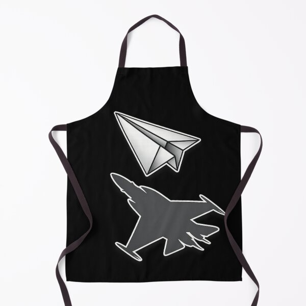 Item preview, Paper Plane Casting Fighter Jet Shadow Minimalist Design on Dark designed and sold by ByJD Assembly.
