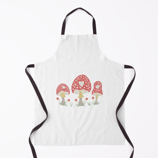 Item preview, 3 Red Mushrooms with Red Flowers and Greenery designed and sold by amegaitdesign.