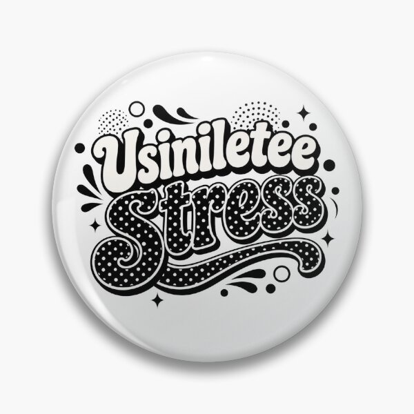 Item preview, Usiniletee Stress Neon Streetwear Typography Design designed and sold by NaphDesigns.