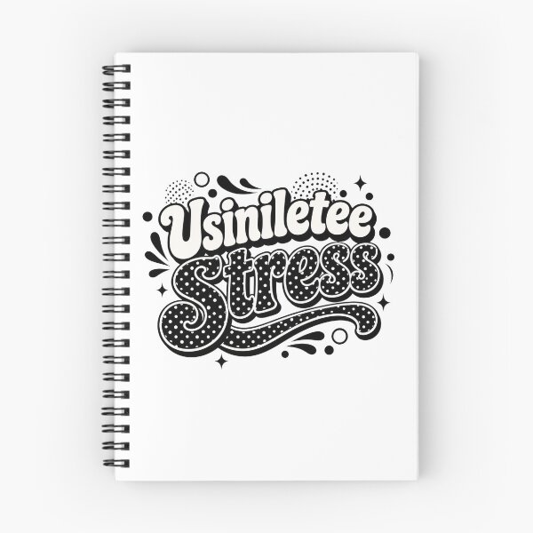 Item preview, Usiniletee Stress Neon Streetwear Typography Design designed and sold by NaphDesigns.