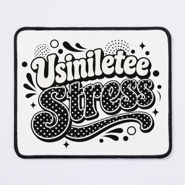 Item preview, Usiniletee Stress Neon Streetwear Typography Design designed and sold by NaphDesigns.