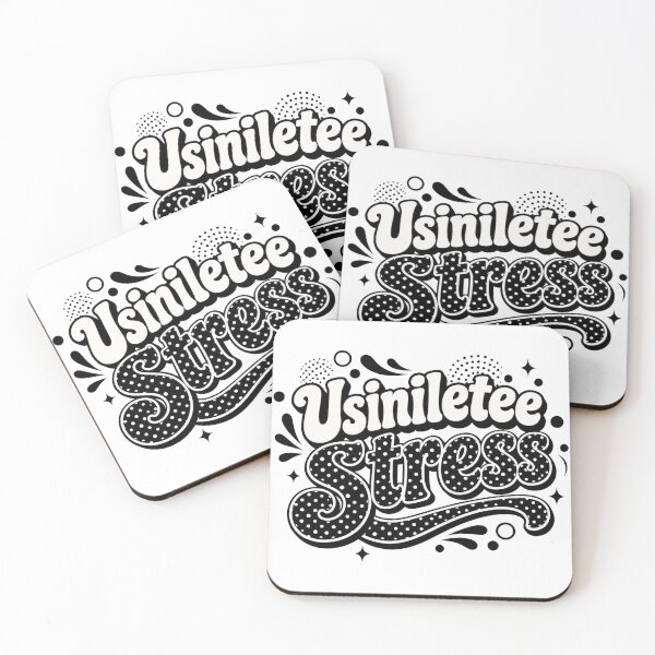 Item preview, Usiniletee Stress Neon Streetwear Typography Design designed and sold by NaphDesigns.