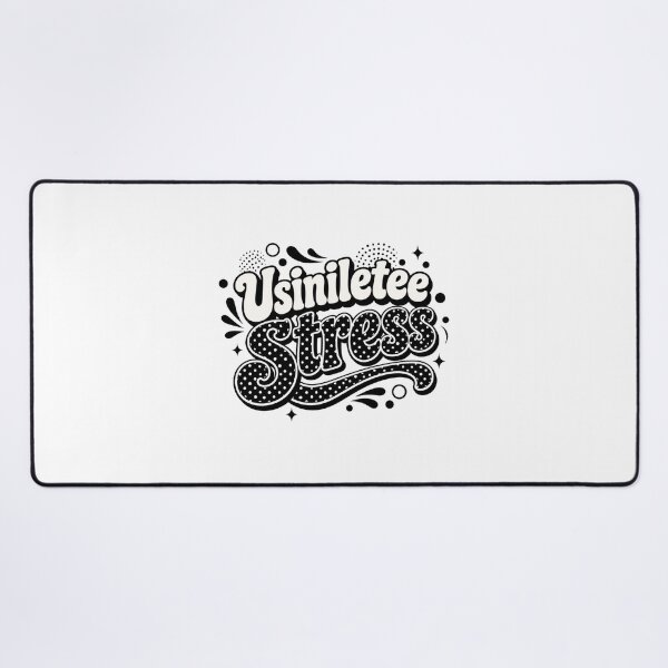 Item preview, Usiniletee Stress Neon Streetwear Typography Design designed and sold by NaphDesigns.