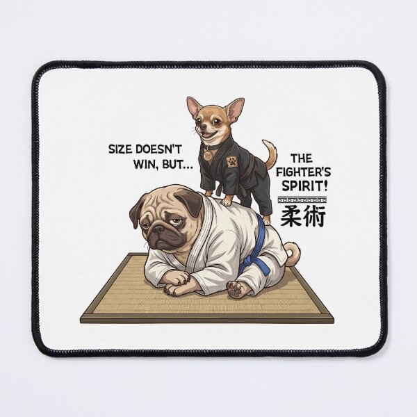 Item preview, Pug & Chihuahua: Fighter's Spirit. designed and sold by KojourinArt.
