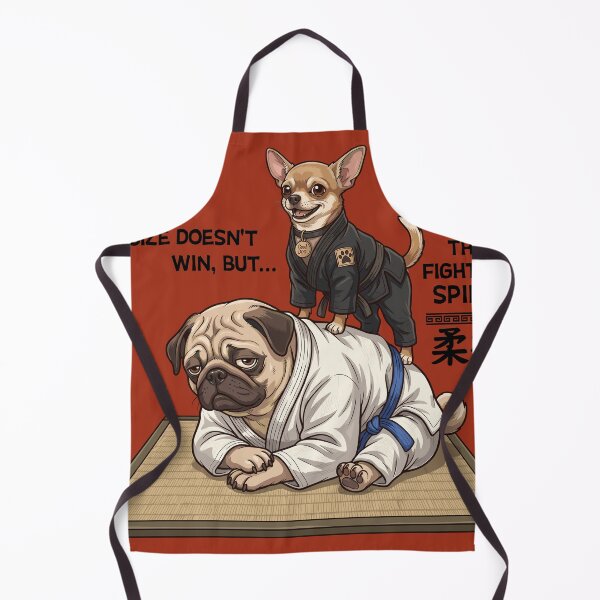 Item preview, Pug & Chihuahua: Fighter's Spirit. designed and sold by KojourinArt.