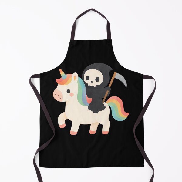 Item preview, Unicorn Death with flowers designed and sold by uunaa.